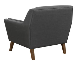 Binetti Accent Chair Charcoal Pebble