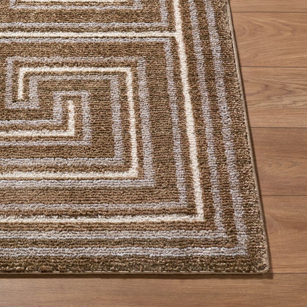 La Luna LUU-2311 Dark Brown / Light Gray Rug