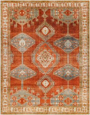 Lavable LVB-2301 Blue / Burnt Orange Rug