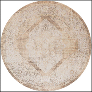 Astra Machine Washable ASW11 Beige Rug
