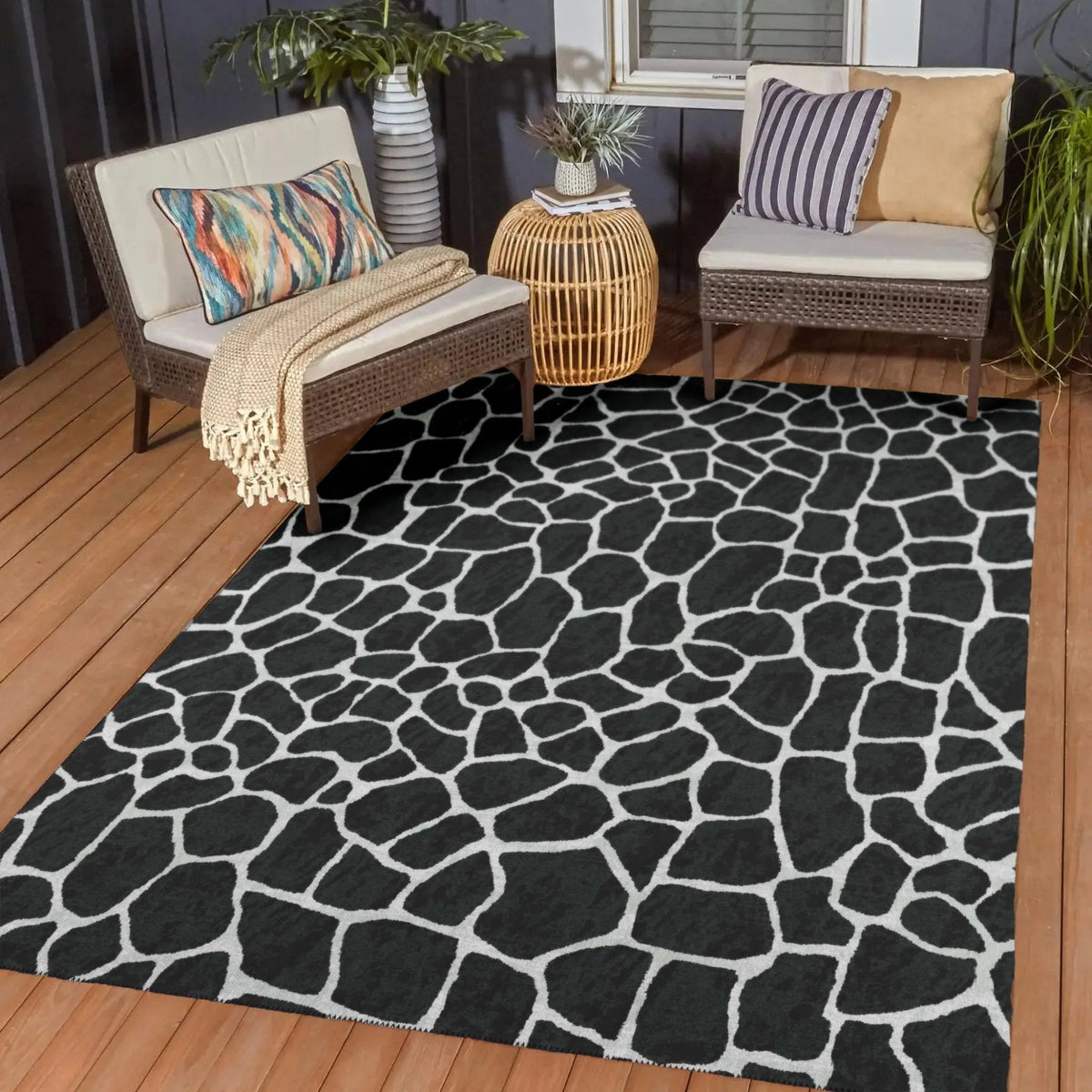 Mali ML4 Midnight Rug - Rug & Home