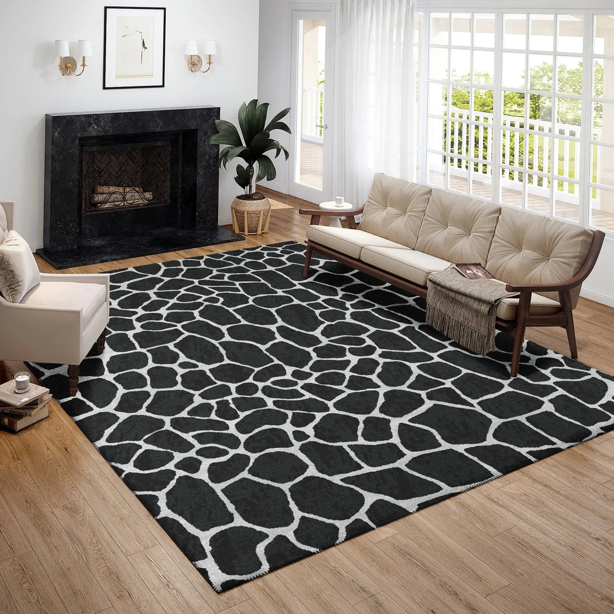 Mali ML4 Midnight Rug - Rug & Home