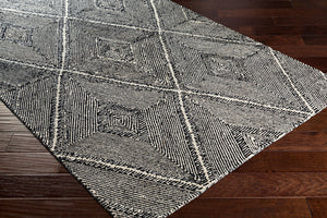 Maroc MAR-22 Black / Cream Rug