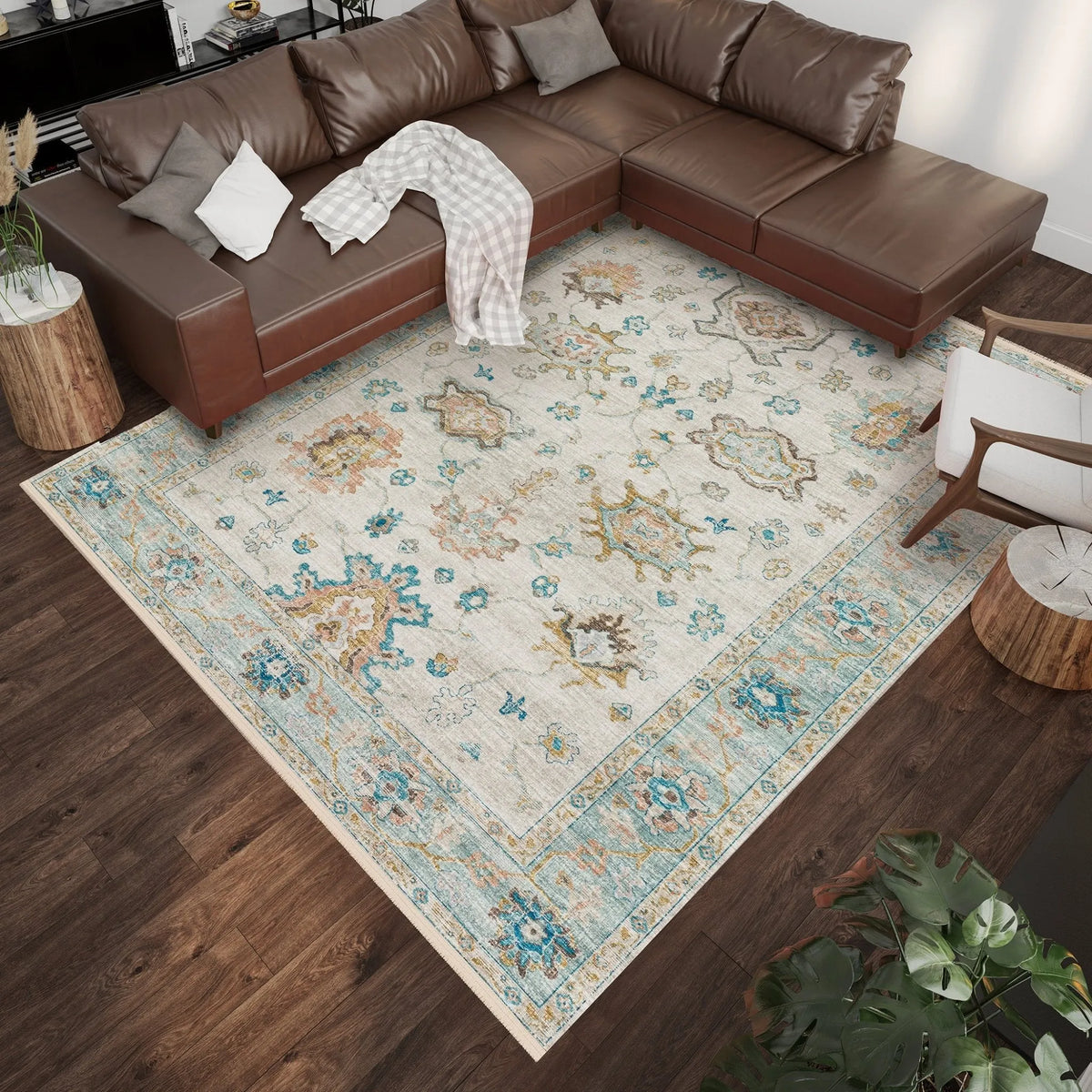 Marbella MB6 Ivory Rug - Rug & Home