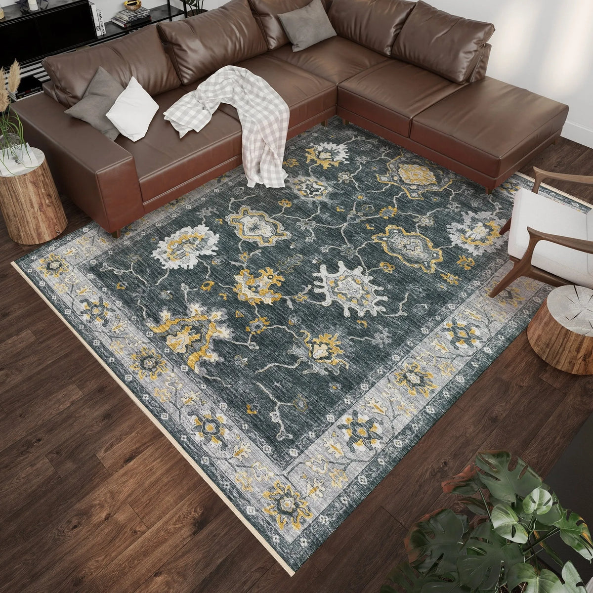 Marbella MB6 Midnight Rug - Rug & Home