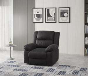 Navaro Swivel Gliding Recliner Black Licorice