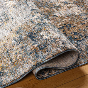 Mirabel MBE-2303 Cream / Dark Blue Rug