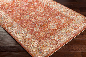 Mirabel MBE-2307 Charcoal / Dusty Pink Rug