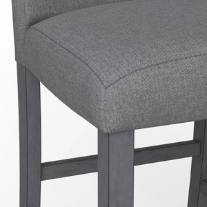 Seneca Upholstered Barstool Walnut Ash