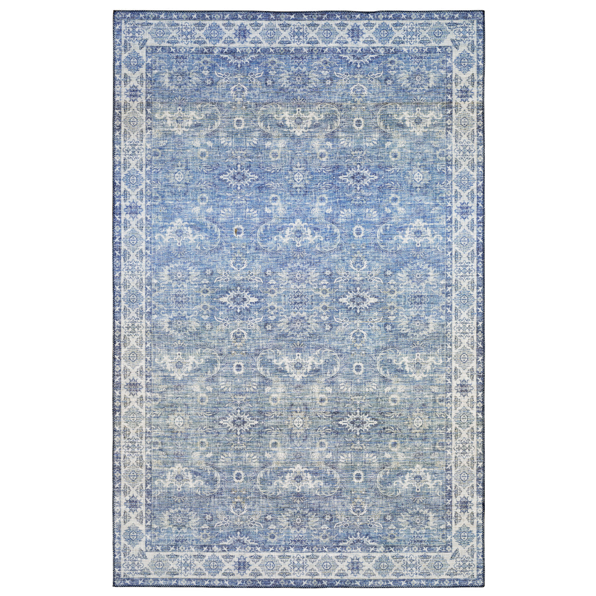 Myer Wool Rug Myers Park MYP04 Blue Rug- Rectangle 8' 9