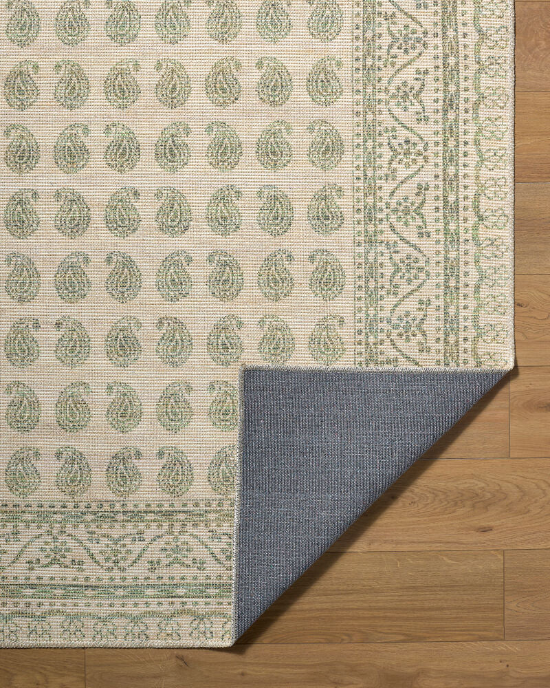 Alo NBAL-2302 Medium Green / Mustard Rug