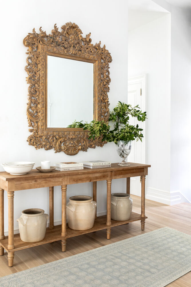 Alo NBAL-2303 Mustard / Off-White Rug