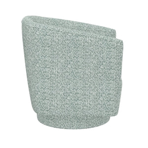 Brylee Swivel Accent Chair Baikal Blue