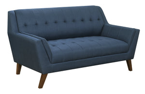 Binetti Loveseat Navy Peacock