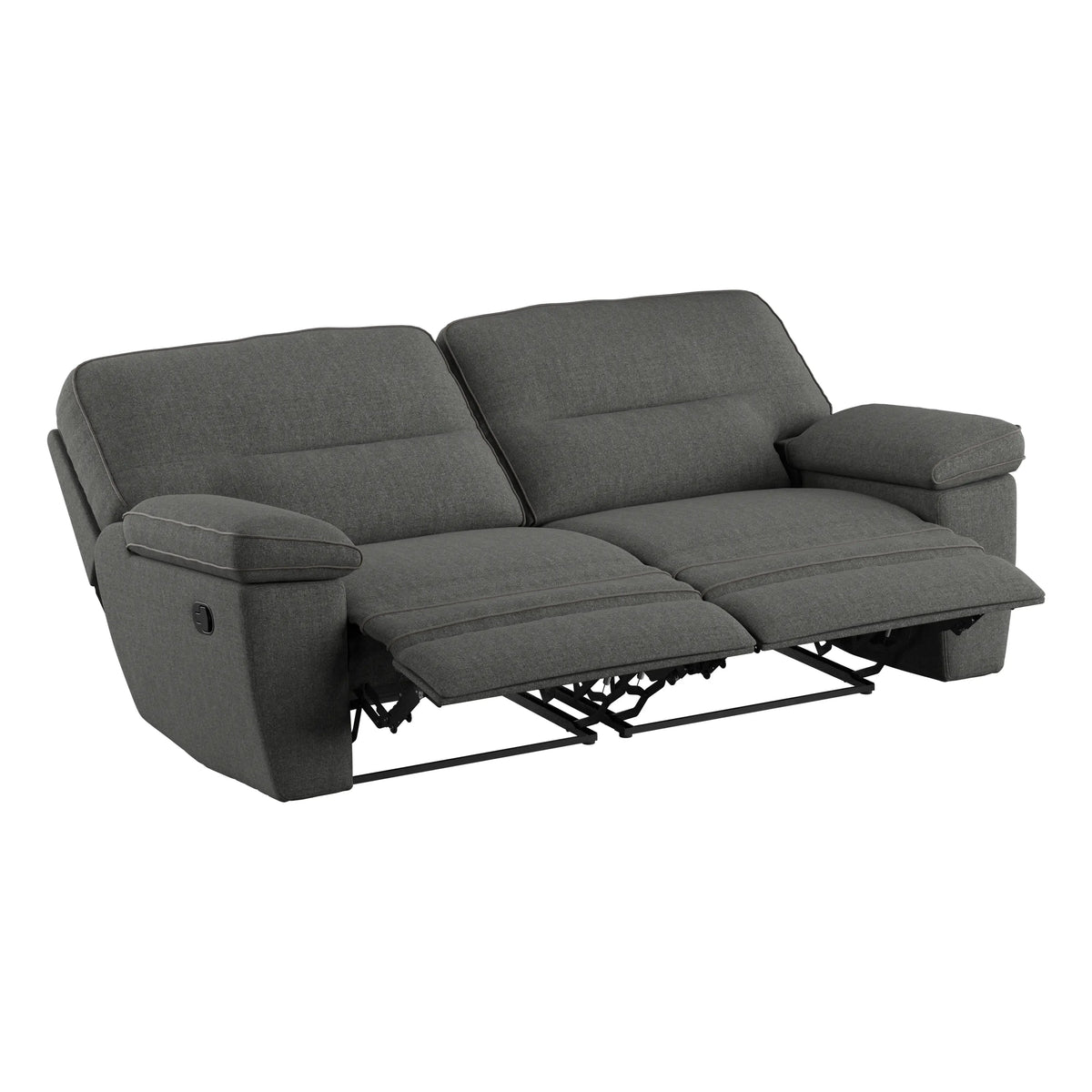 Alberta Modular Reclining Loveseat Charcoal Gray