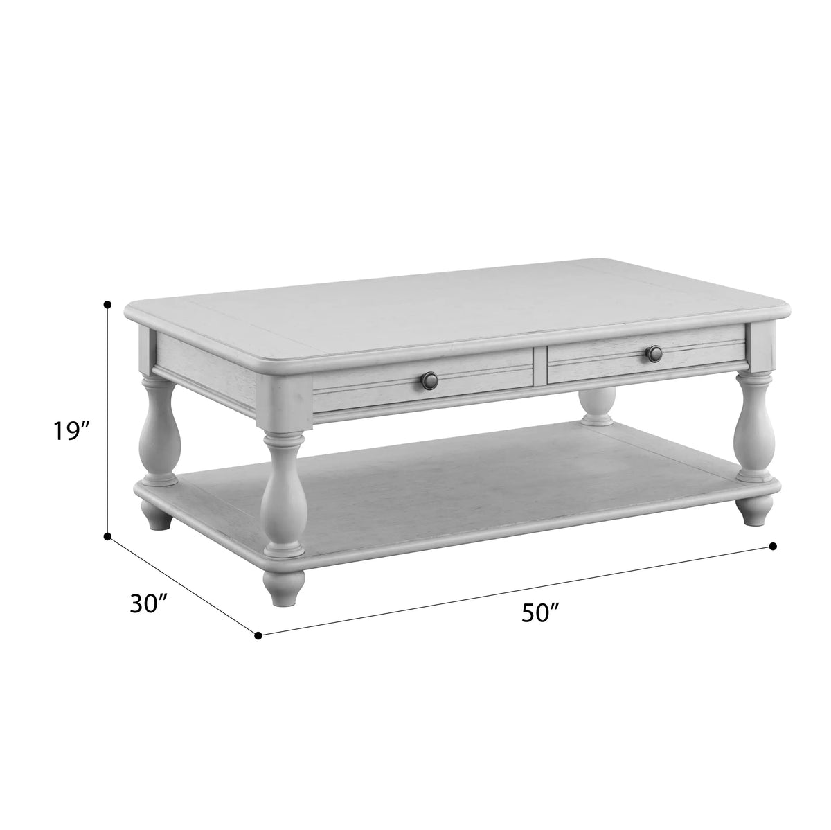 New Haven Cocktail Table Oyster Shell