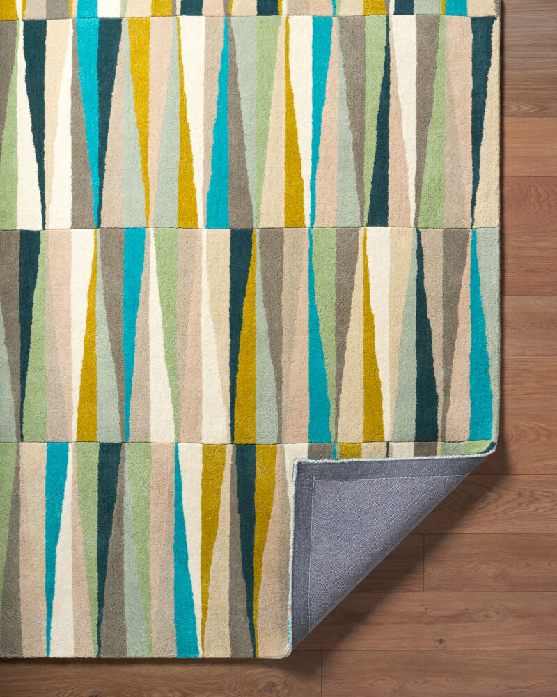 Oasis OAS-1095 Beige / Blue Rug