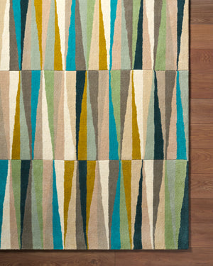Oasis OAS-1095 Beige / Blue Rug