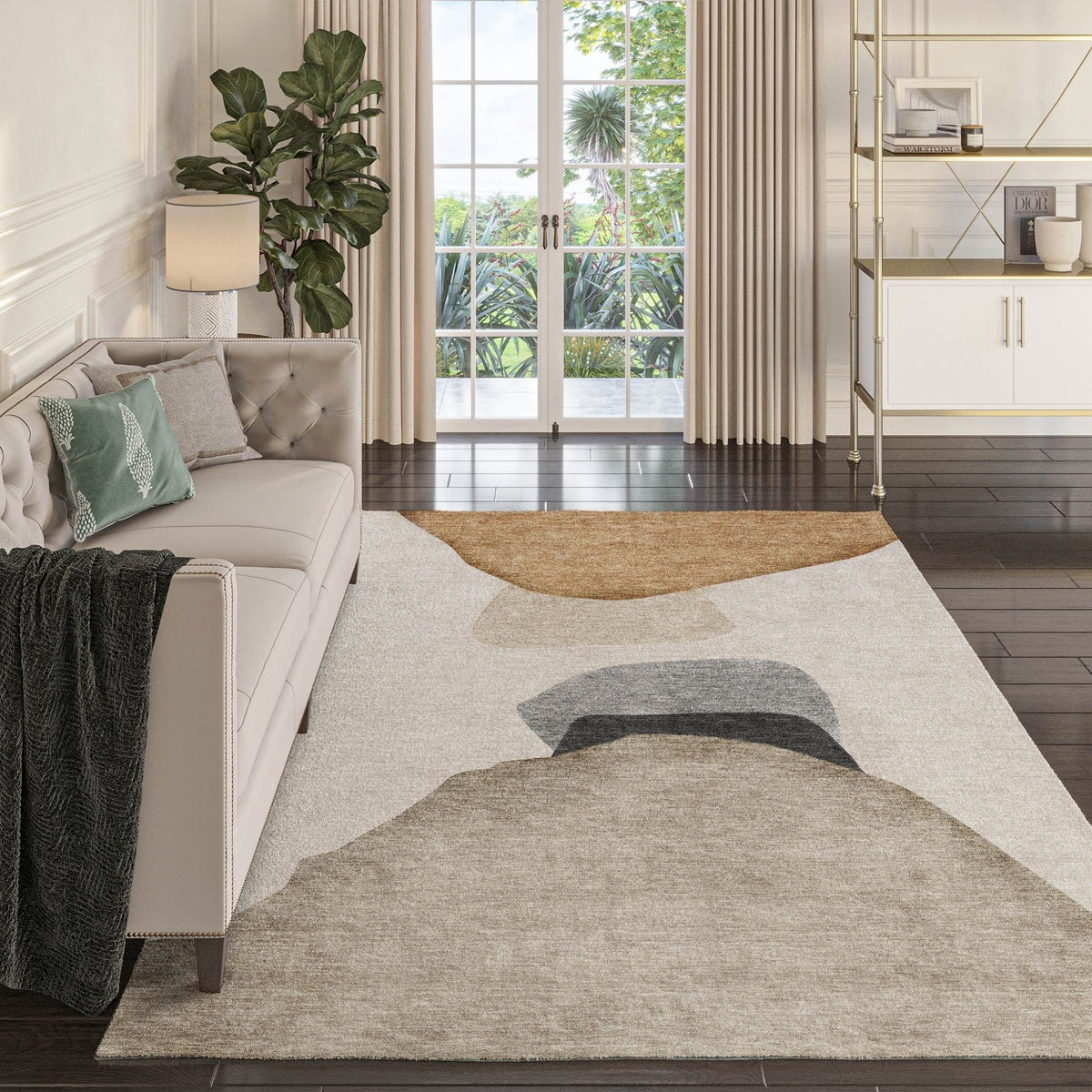 Odyssey OY17 Taupe Rug - Rug & Home