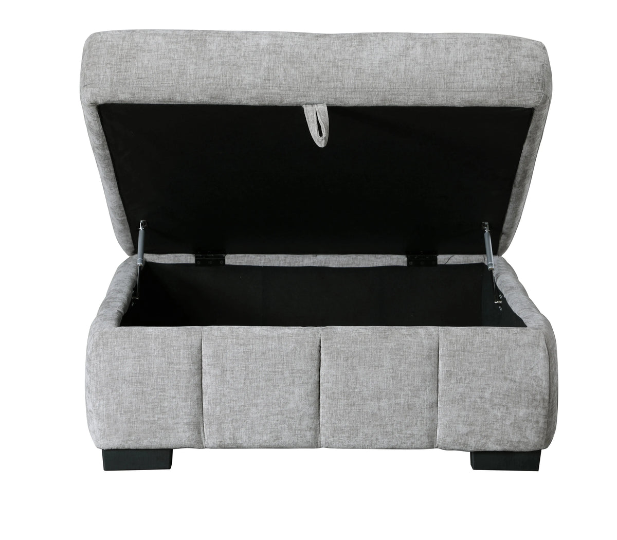 Ritchie Storage Ottoman Pewter