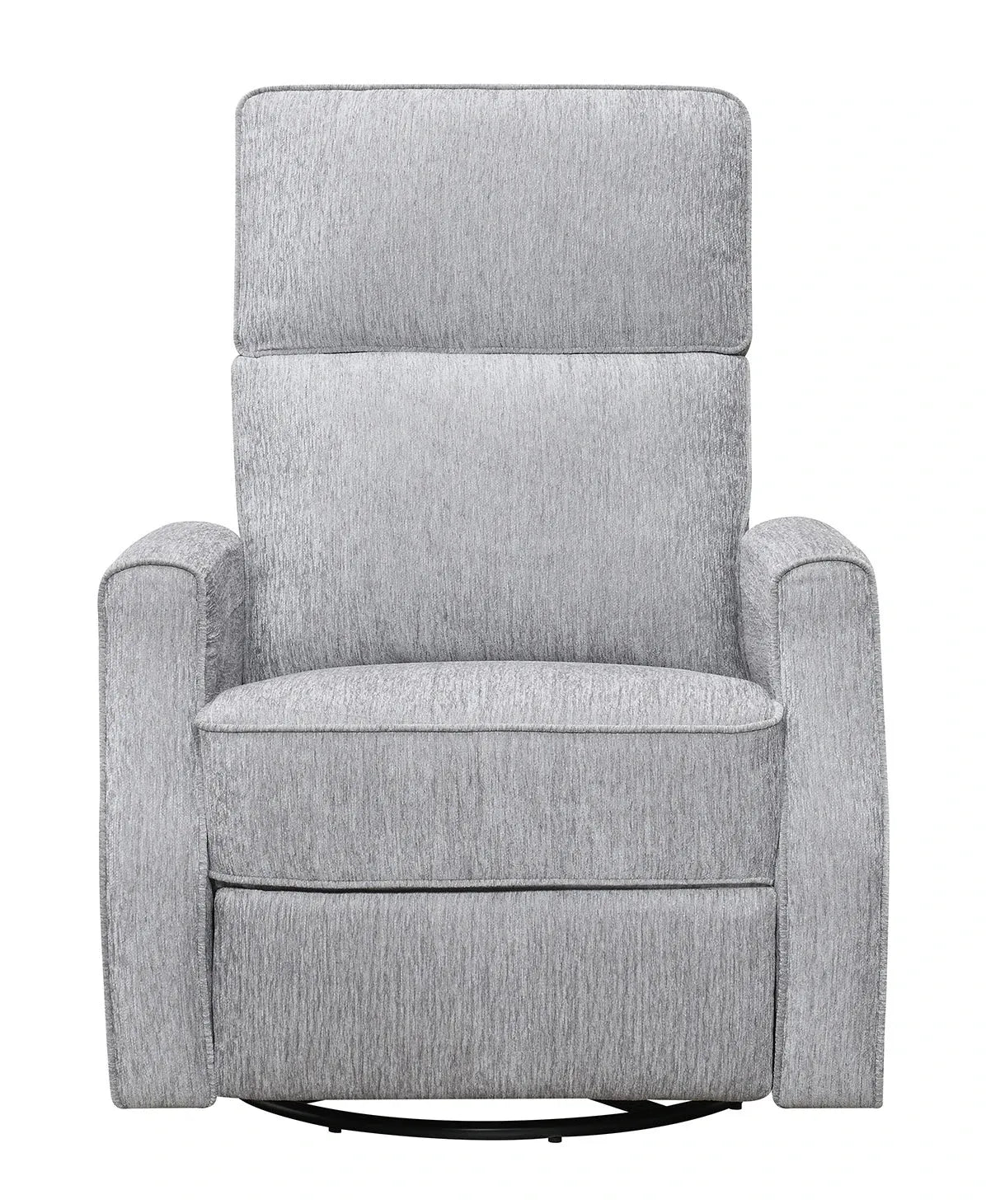 Tabor Swivel Gliding Recliner Gray Graphite
