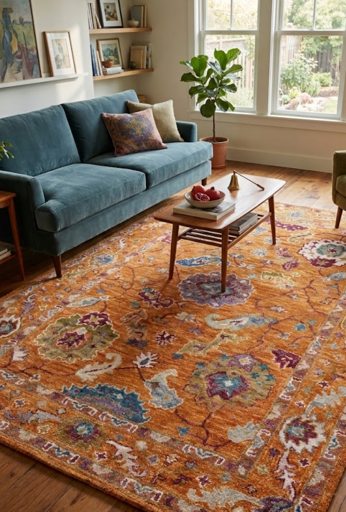 Padma PMA-01 Orange Multi Rug