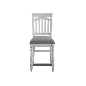 New Haven Slat Back Barstool Oyster Shell