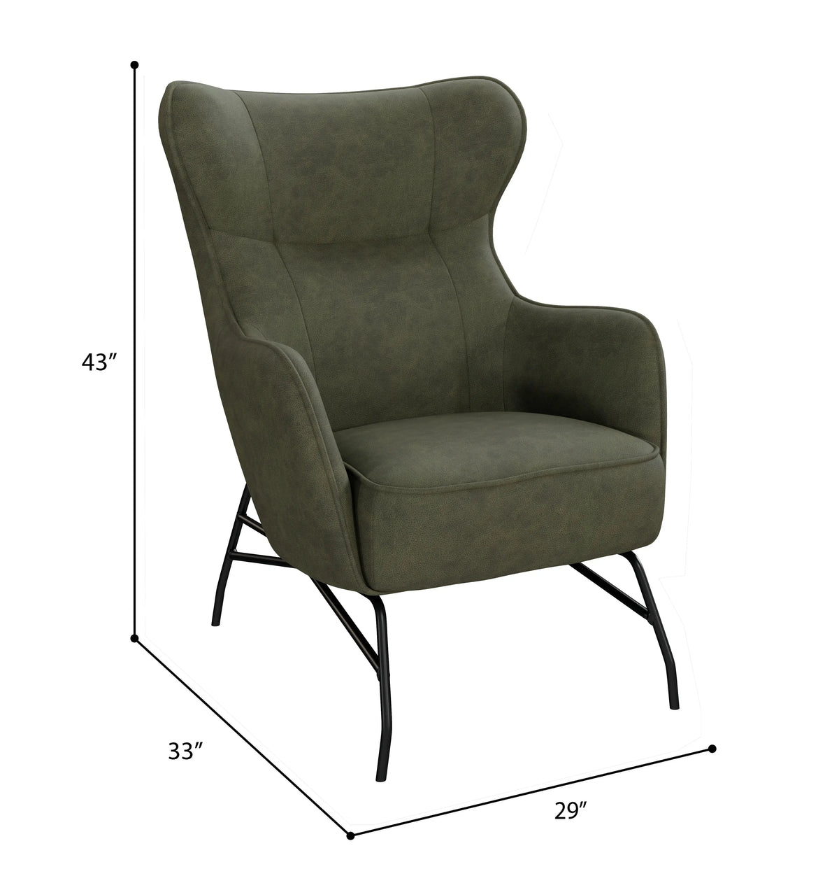 Franky Accent Chair Forest Stone