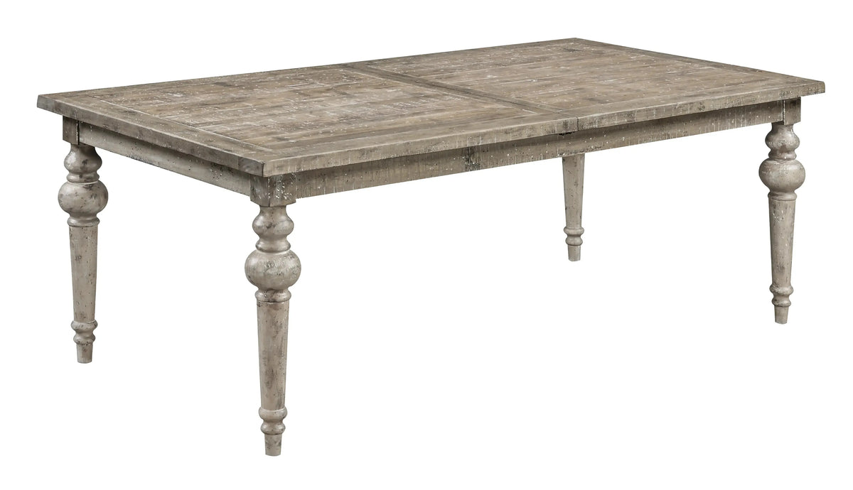 Interlude Butterfly Leaf Dining Table Sandstone Buff
