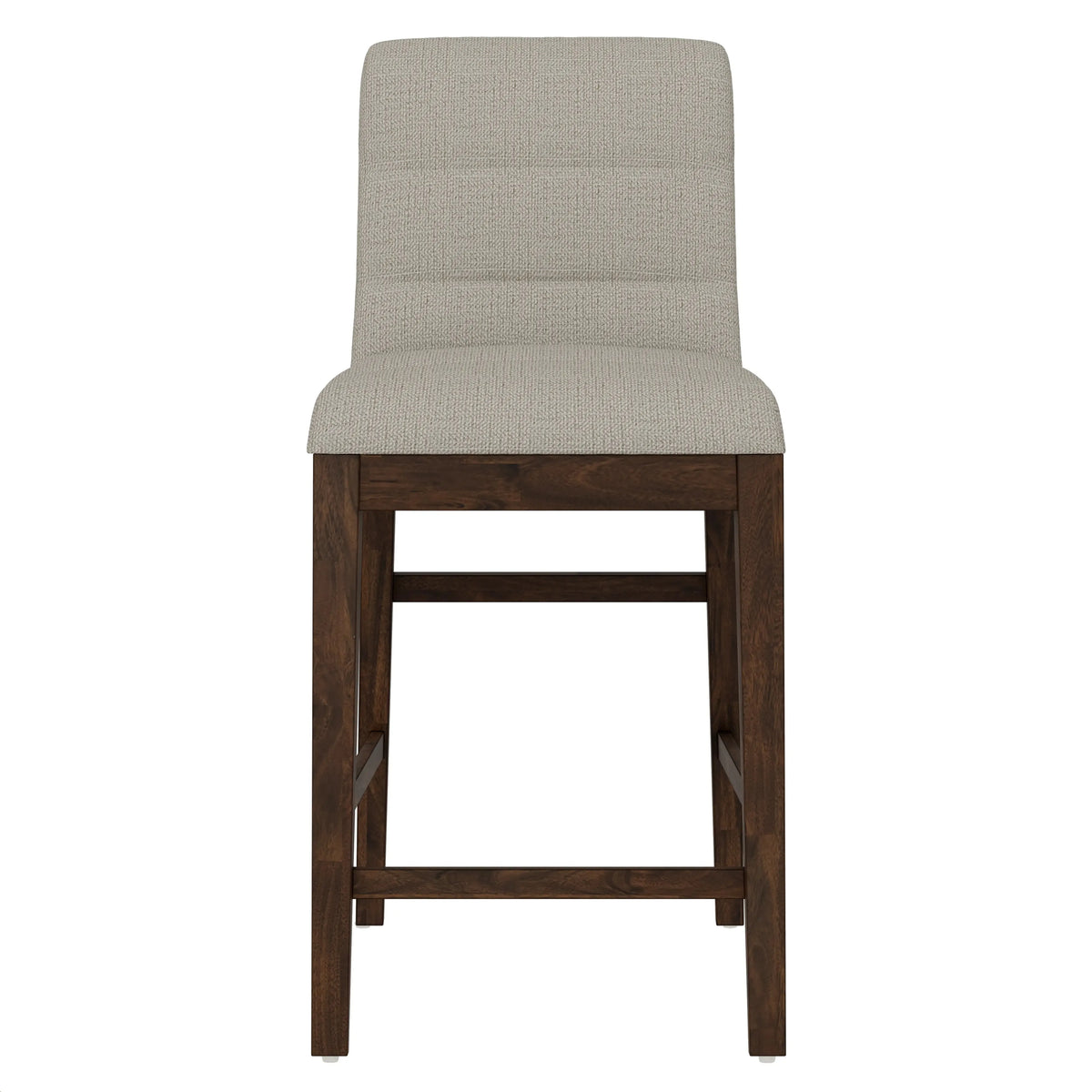 Ronan Upholstered Gathering Stool Rich Brown