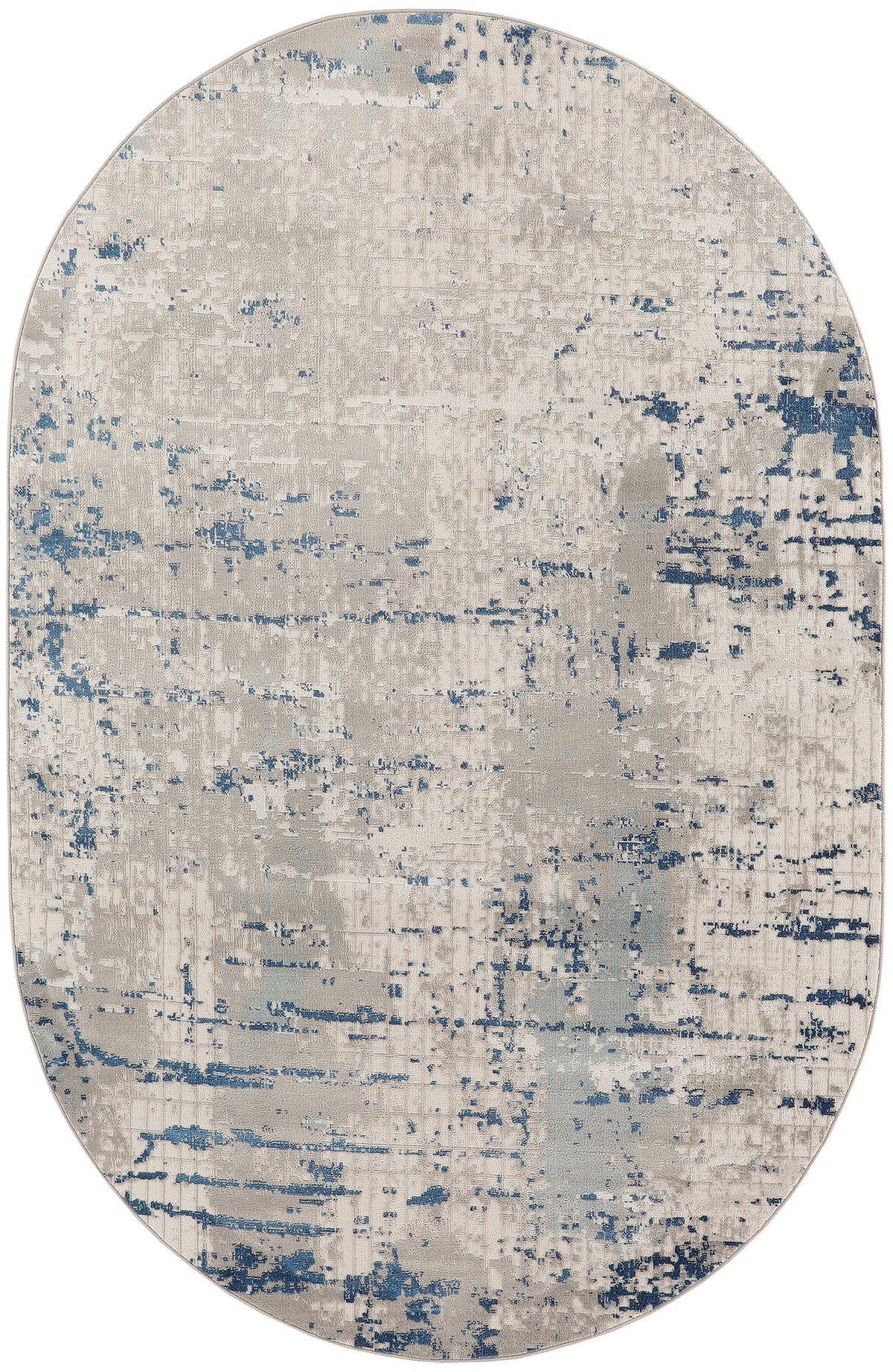 Quarry QUA01 Ivory Grey Blue Rug