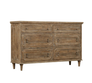 Interlude 6-Drawer Dresser Sandstone Buff