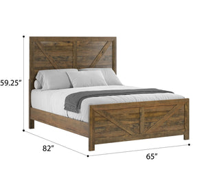 Pine Valley Bed Caramel Brown