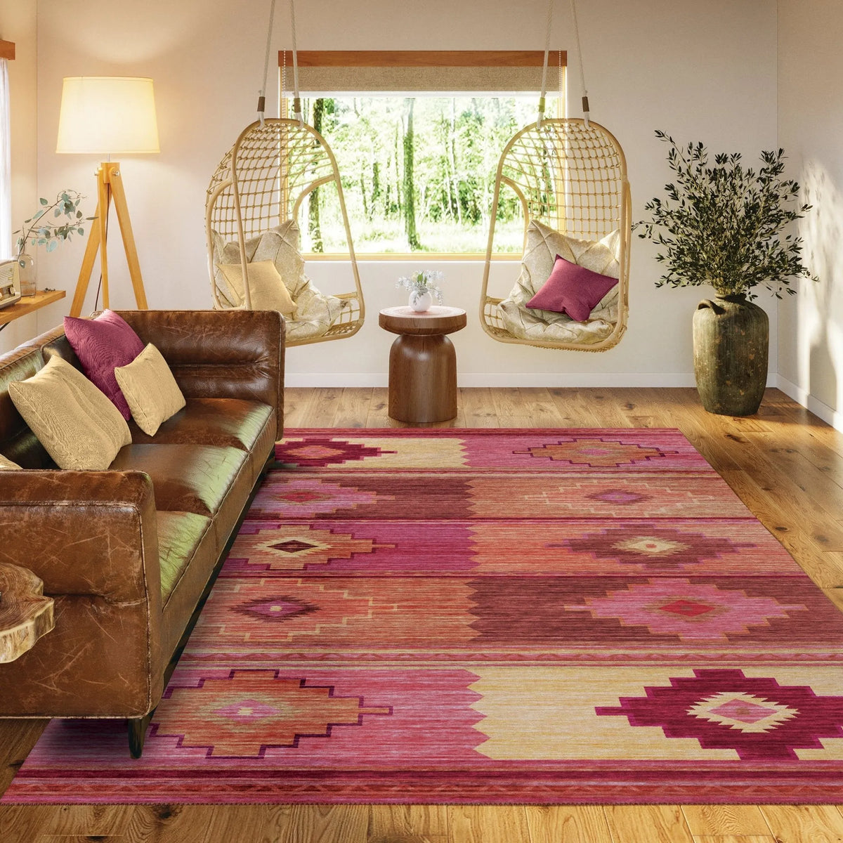 Phoenix PH1 Rose Rug - Rug & Home