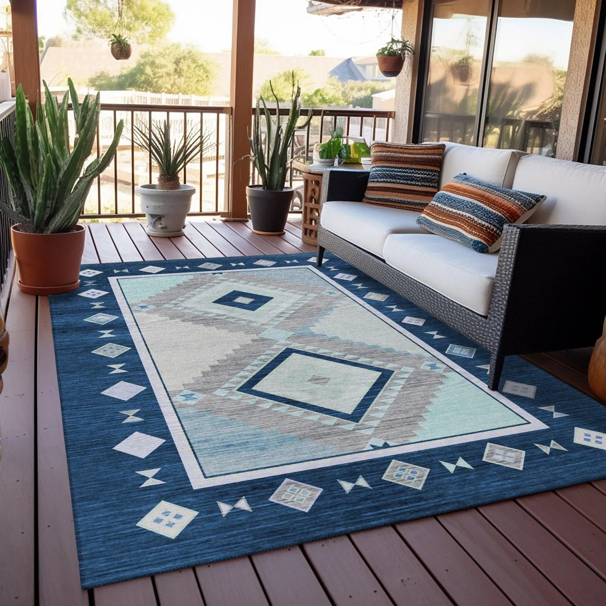 Phoenix PH2 Denim Rug - Rug & Home