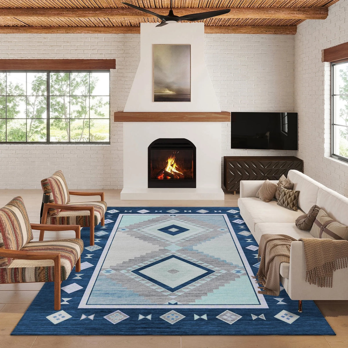 Phoenix PH2 Denim Rug - Rug & Home