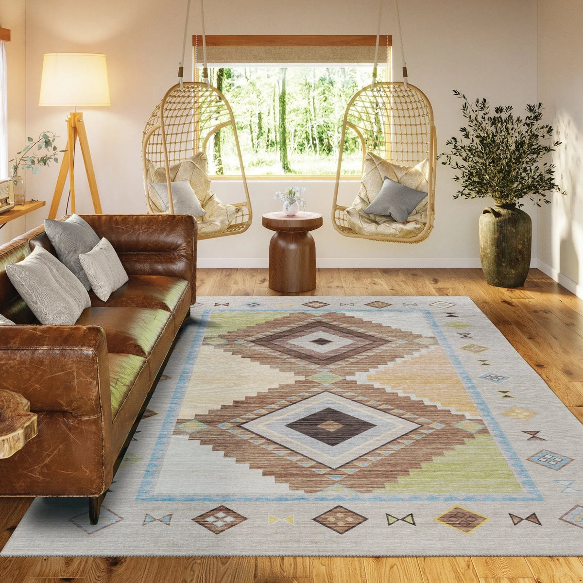 Phoenix PH2 Taupe Rug - Rug & Home