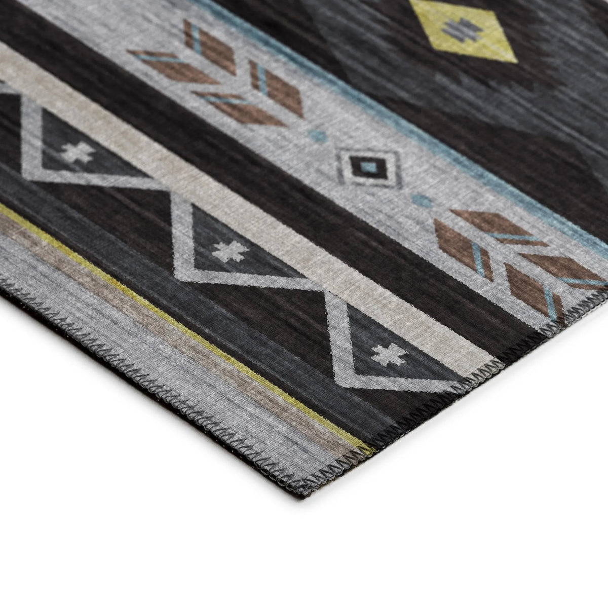 Phoenix PH3 Black Rug - Rug & Home