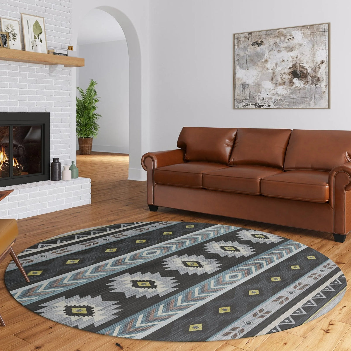 Phoenix PH3 Black Rug - Rug & Home