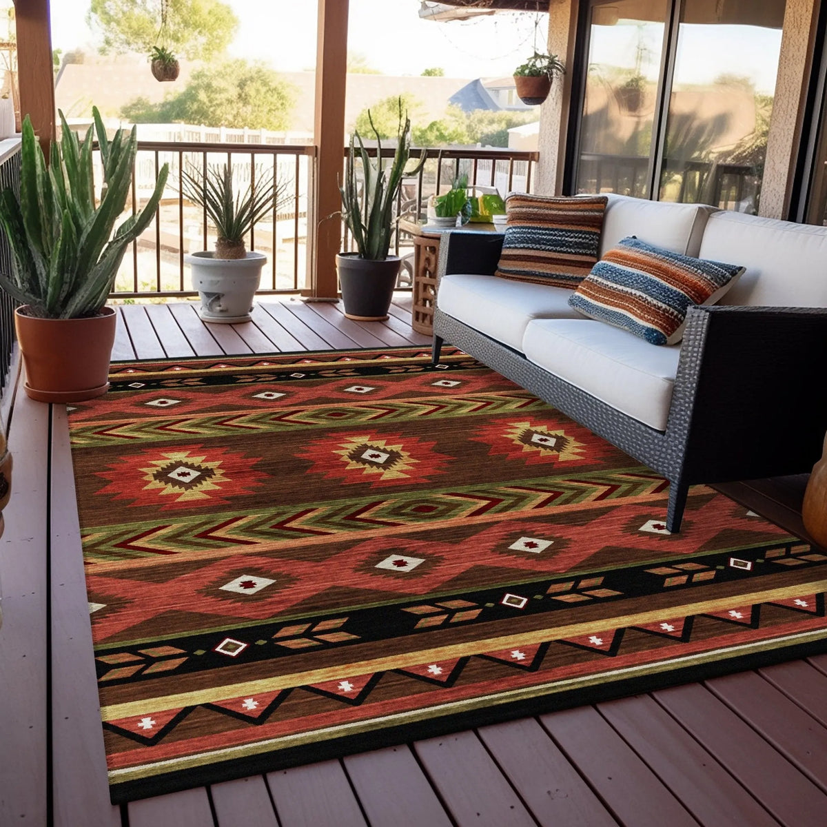 Phoenix PH3 Chocolate Rug - Rug & Home