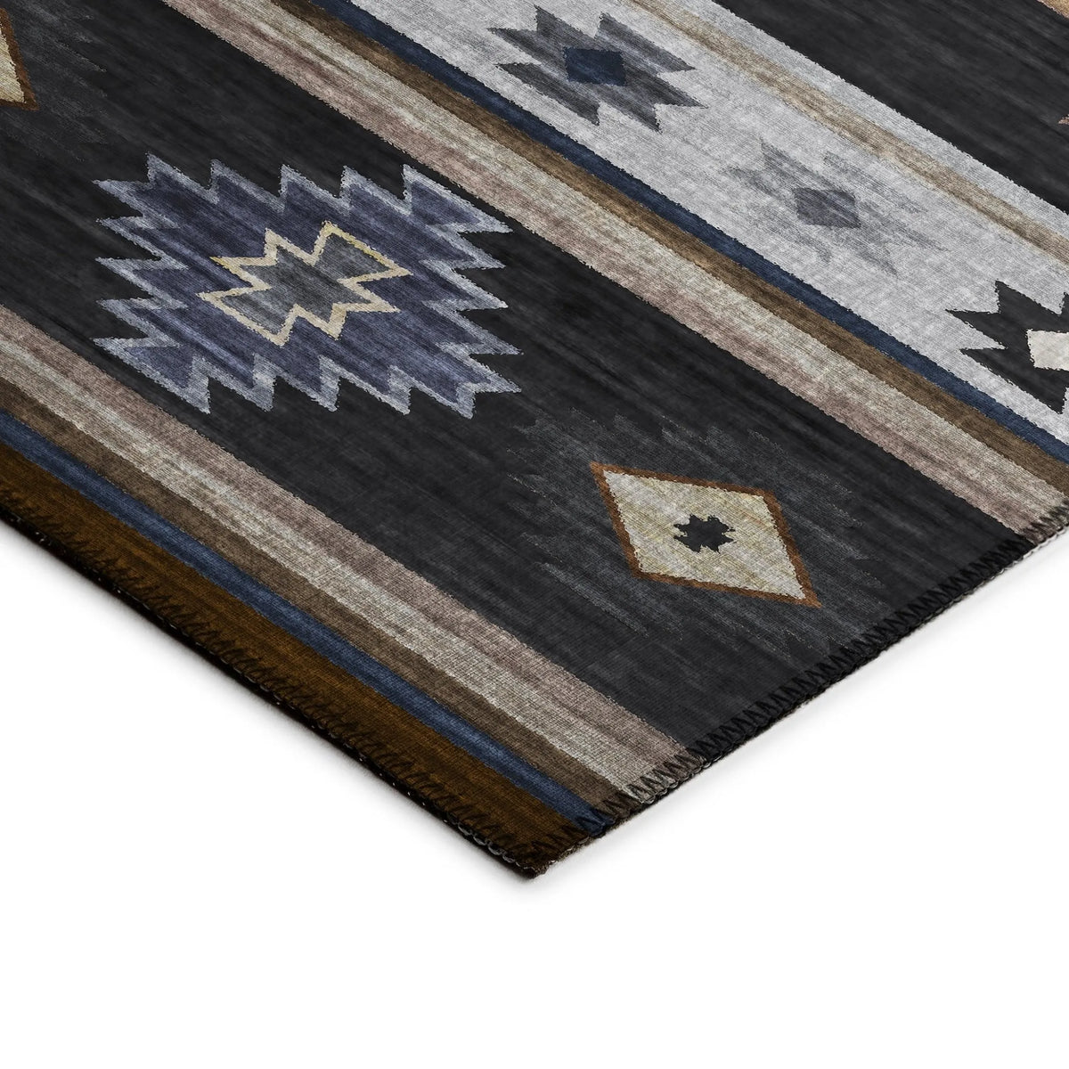 Phoenix PH4 Black Rug - Rug & Home