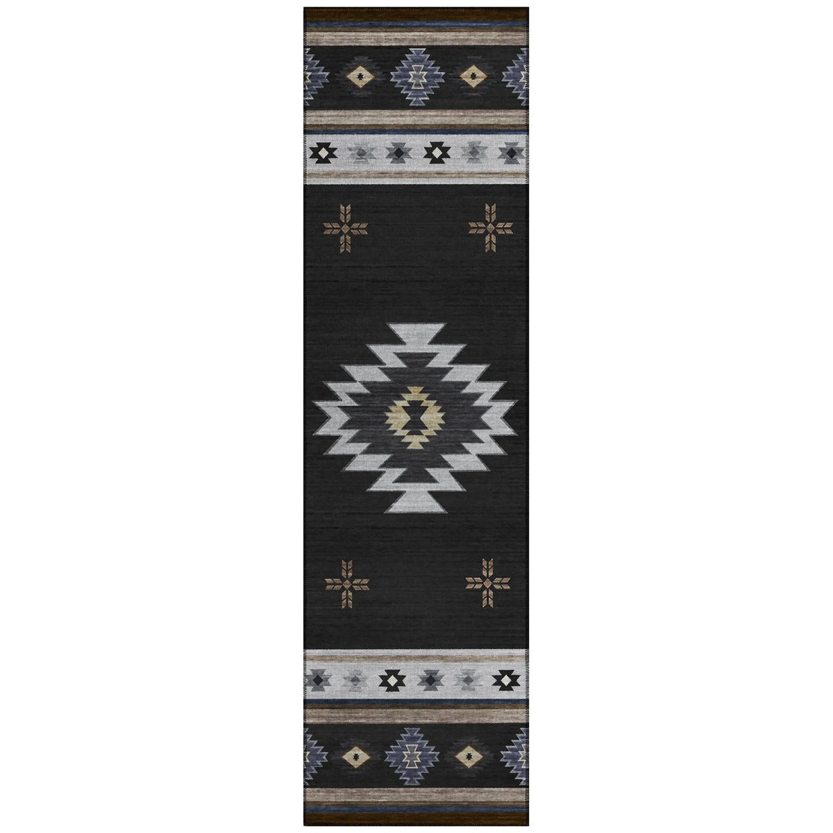 Phoenix PH4 Black Rug - Rug & Home