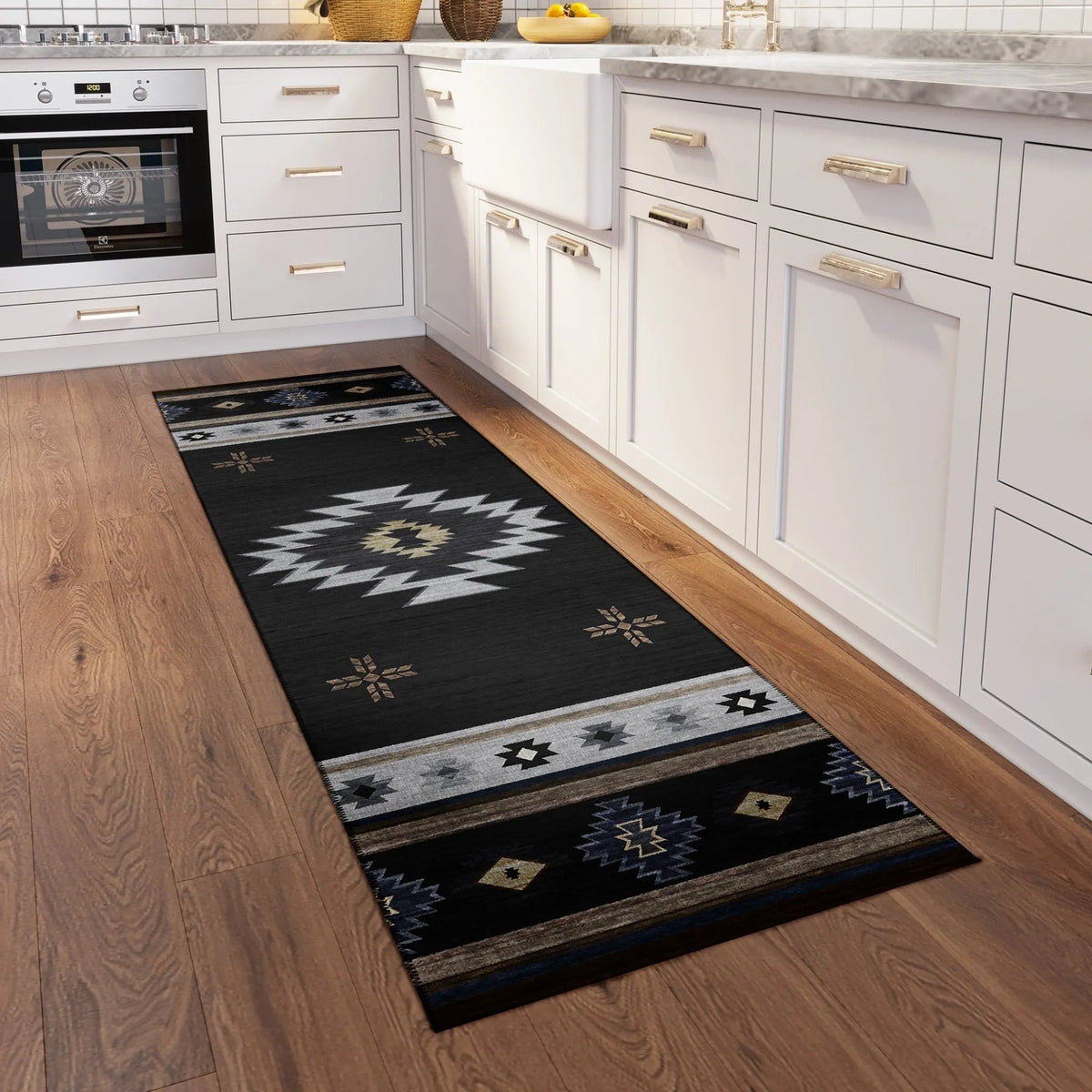 Phoenix PH4 Black Rug - Rug & Home