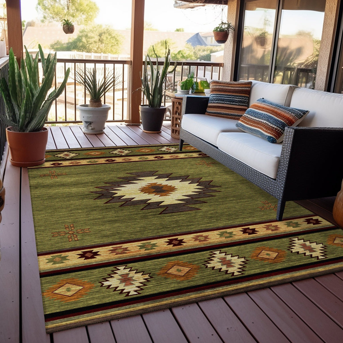 Phoenix PH4 Cactus Rug - Rug & Home