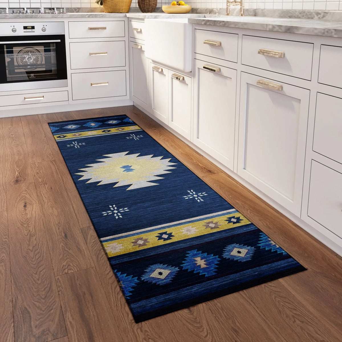 Phoenix PH4 Navy Rug - Rug & Home