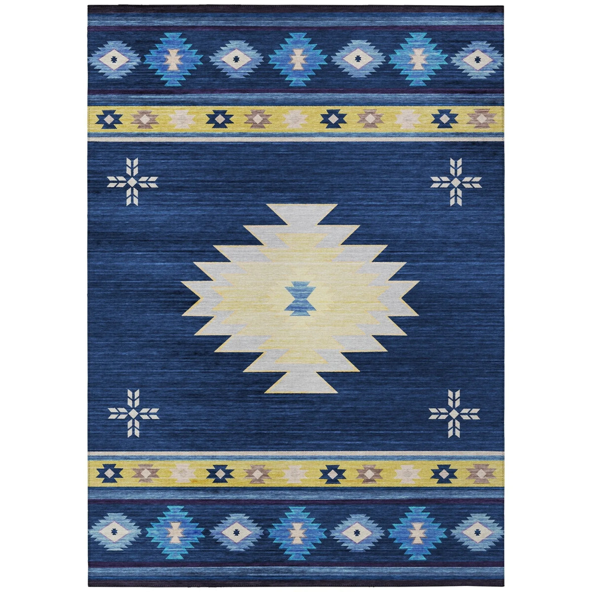 Phoenix PH4 Navy Rug - Rug & Home