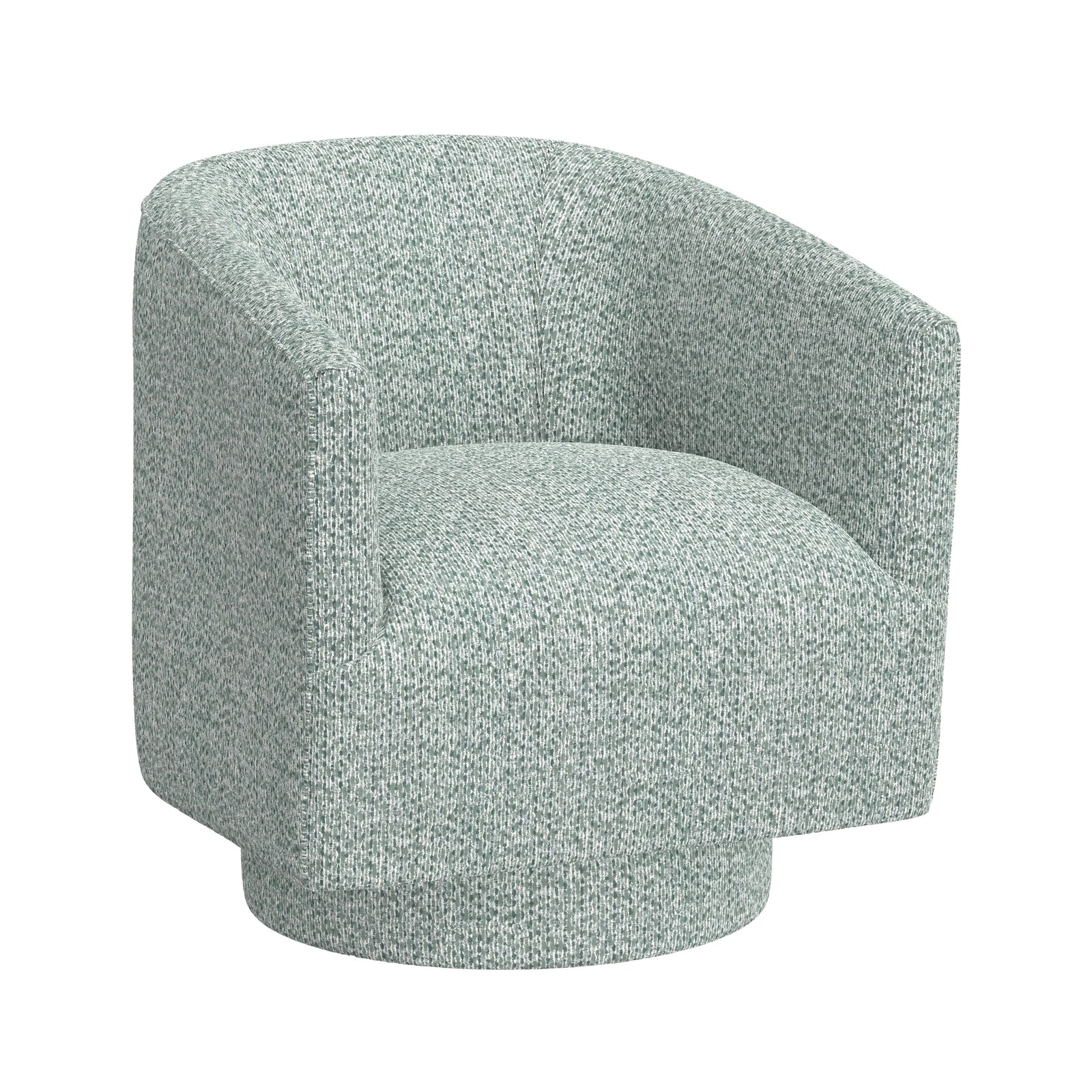 Brylee Swivel Accent Chair Baikal Blue