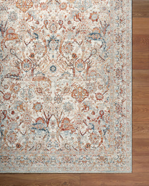 Poem PME-2300 Aqua / Beige Rug