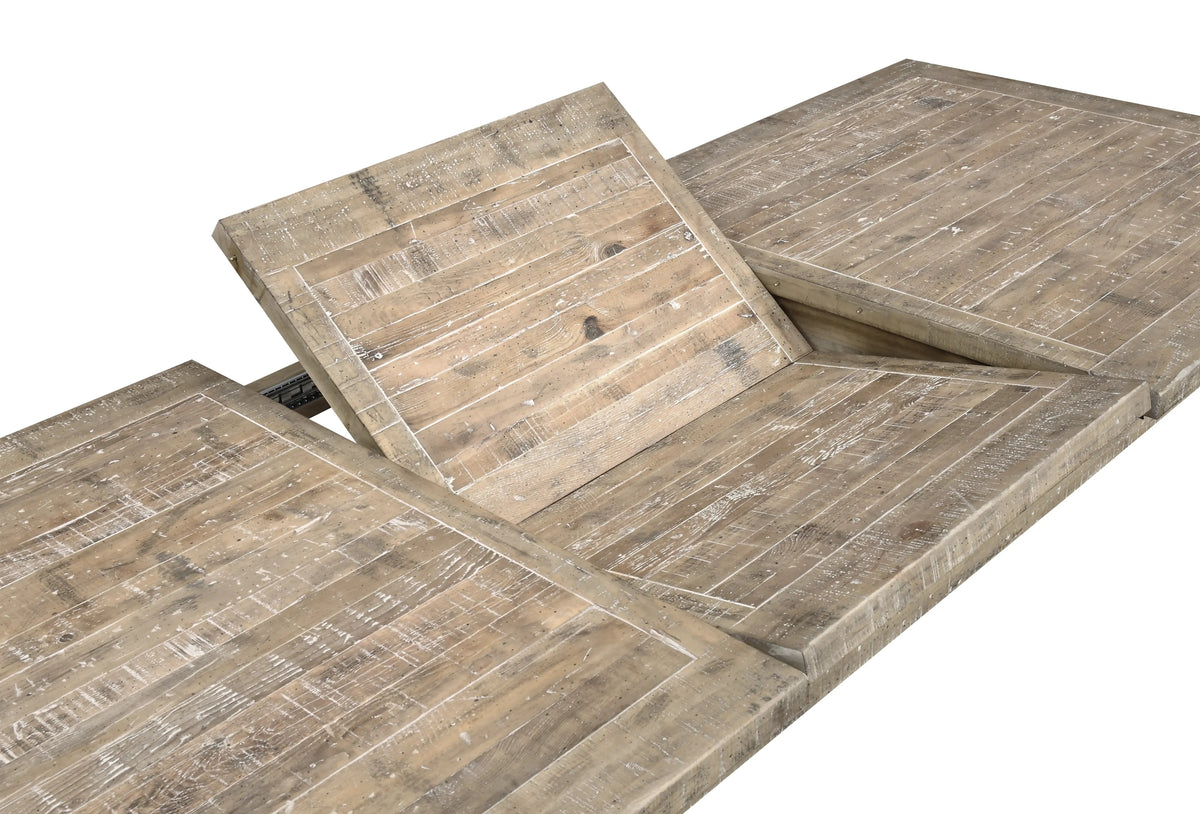 Interlude Butterfly Leaf Dining Table Sandstone Buff