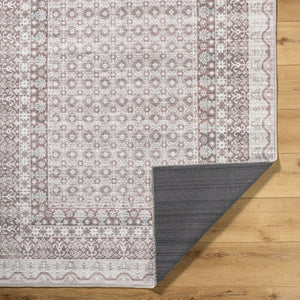 Rainier PNWRN-2312 Dark Brown / Light Gray Rug